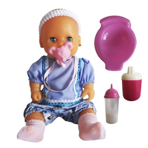 [114454] BEBE C/ MAMADERA MAGICA Y ACCESORIOS YOLY-BELL E/ CJ ( 1268 )