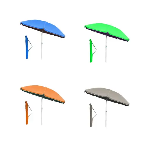 [115290] *SOMBRILLA RECLINABLE ALUMINIZADA REFORZADA 1.80mts ( GL180SP-28 )