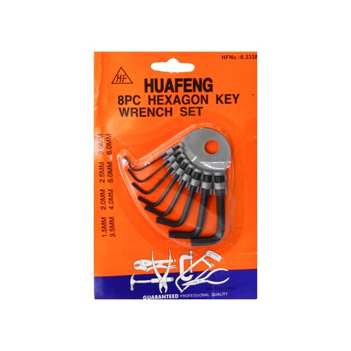 [115895] LLAVE ALLEN HEXAGONAL X8 E/BL ( RJ3375 / RJ3749 )