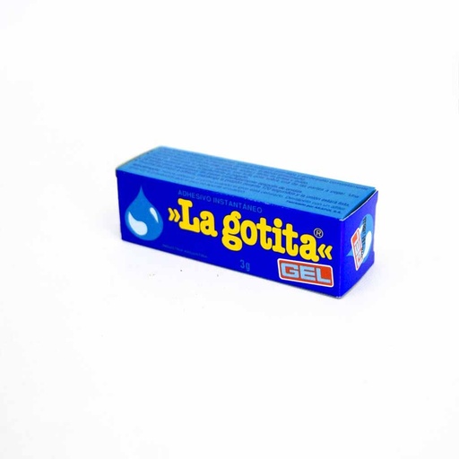 [117897] ADHESIVO INSTANTANEO LA GOTITA GEL 3GRS E/ CJ