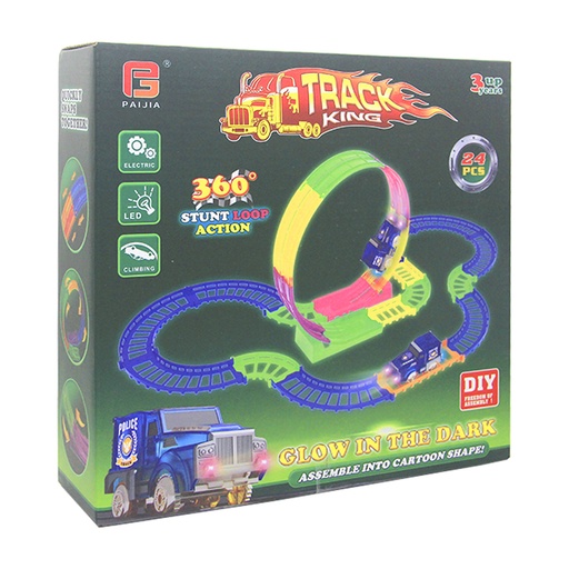 [118326] PISTA DE AUTOS C/1 AUTO X24PZS E/CJ ( 62461/ 52604 )