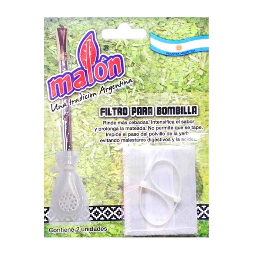 [132076] FILTRO P/ BOMBILLA MALON x2 e/Ct ( 03 )