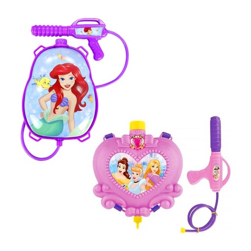 [133308] PISTOLA DE AGUA C/ MOCHILA PRINCESAS E/ BO ( 8715-8553 / 8544 )