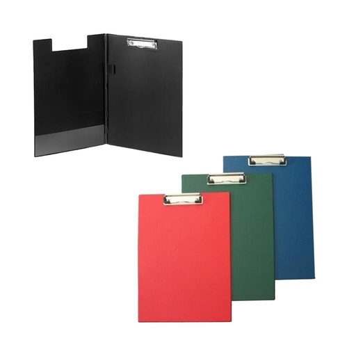 [133968] PORTA BLOCK A4 C/ TAPA PVC Y  BROCHE PRESION ( SPCB-2A )