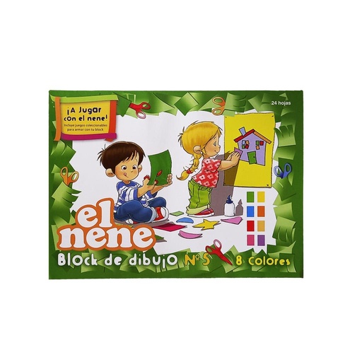 [136190] BLOCK EL NENE COLOR Nº5 x 24HJS