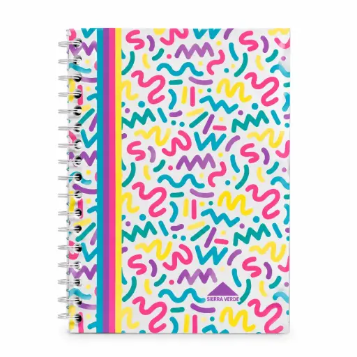 [136641] LIBRETA C/ ESPIRAL SIERRA VERDE N°60 X 40HJS RAYADA ( 60.40 )