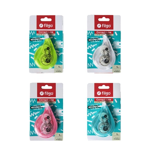 [137917] CORRECTOR CINTA 5MM X 6MTS FILGO E/ BL ( CL506-B1 )