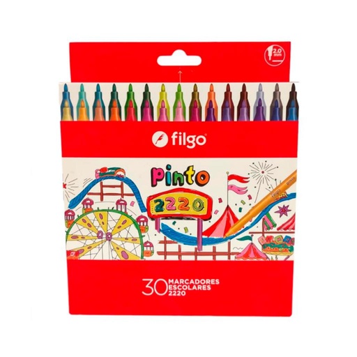 [139776] MARCADORES ESCOLARES FILGO x30 e/Cj ( CM2220-E30-SUR )