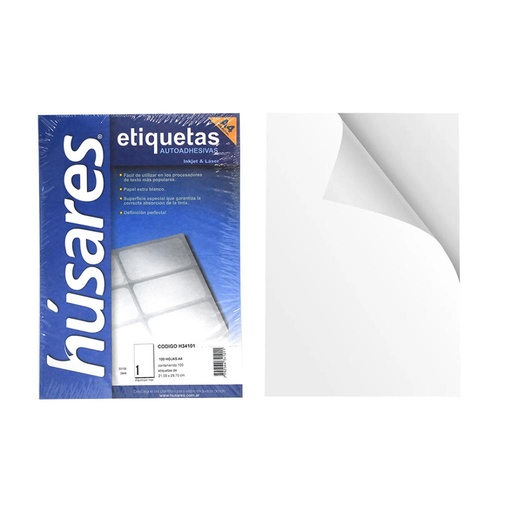 [140084] ETIQUETAS AUTOADHESIVAS A4 ( H34101 )