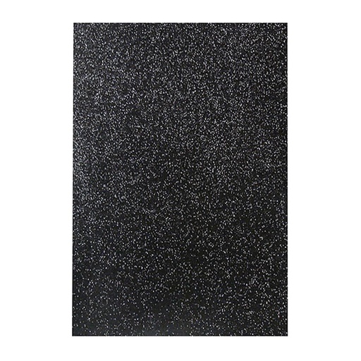 [140865] GOMA EVA GLITTER NEGRO 40 X 60CM ( 250164 )