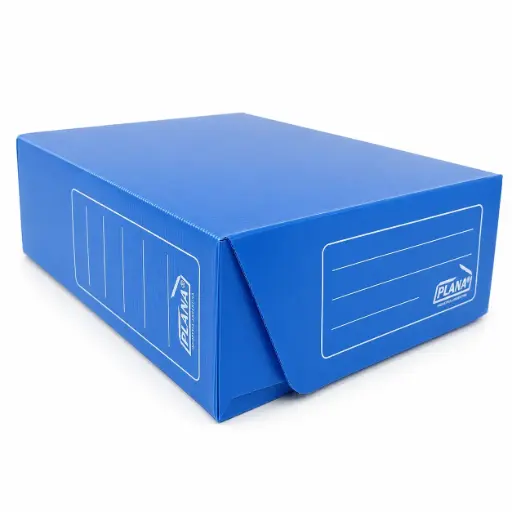 [141063] CAJA ARCHIVO LEGAJO 12 T/V PLASTICA 38 X 28 X 12CM ( 703 )