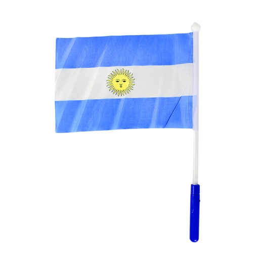 [141580] BANDERA ARGENTINA C/ PALO Y LUZ E/BO ( JM018 / AG-807 )