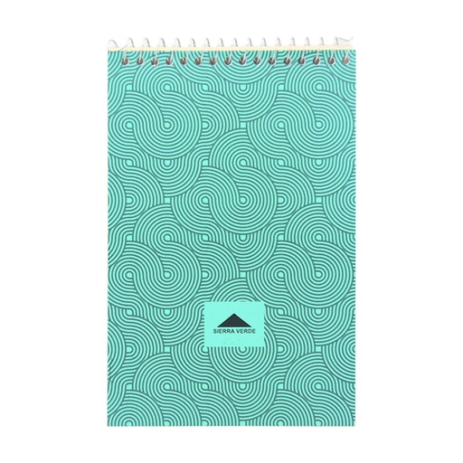 [142174] LIBRETA SIERRA VERDE N° 60 C/ ESP SUP X50HJS RAYAD