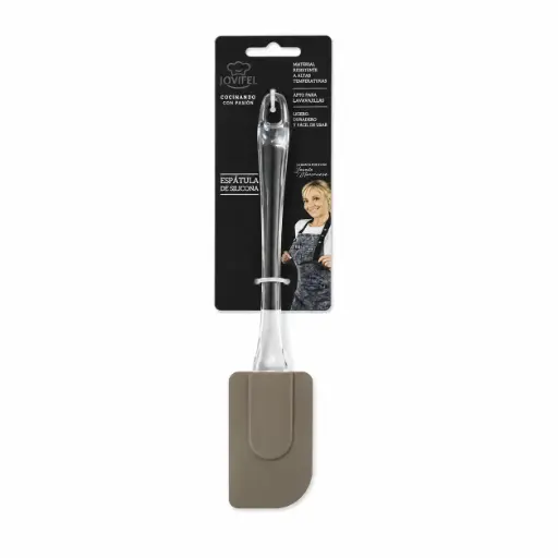 [144198] ESPATULA DE SILICONA MANGO PLASTICO 25CM E/ CT ( 5295-WL185-C )