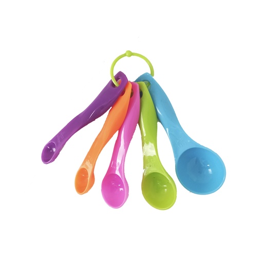 [144418] CUCHARAS MEDIDORAS DE COLOR X5 E/BO ( PV75-5 / DL6846 )