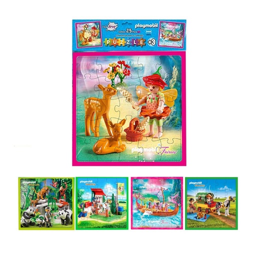 [147784] ROMPECABEZAS SPEED FAST/PLAYMMOBIL X25 PZS