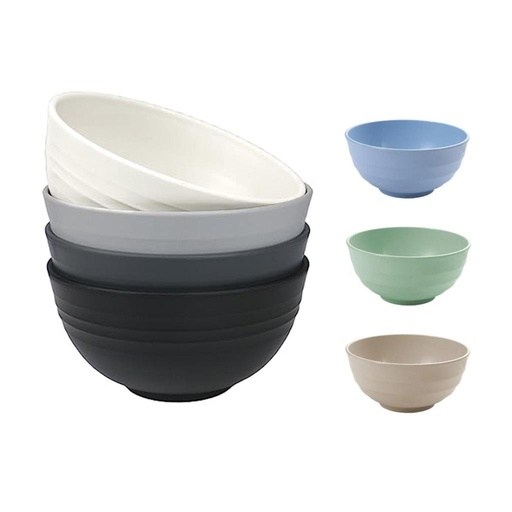 [153603] BOWL PLASTICO POKE CLASICO-BAMBU 22.5CM ( 6475 )