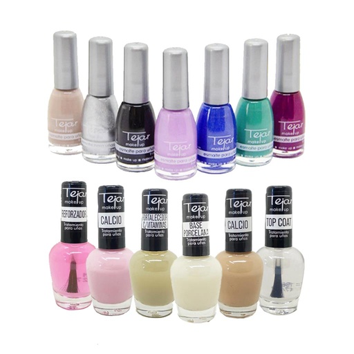[153955] &ESMALTE TRATAMIENTO  P/ UÑAS TEJAR 9ML