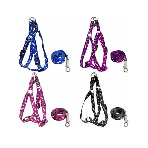 [160797] &CORREA P/ MASCOTAS C/ PRETAL 1.5cm x 120cm ( DL17045 )