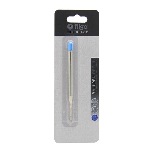 [164911] REPUESTO LAPICERA FILGO THE BLACK 1.0MM AZUL E/ BL ( B1003 )