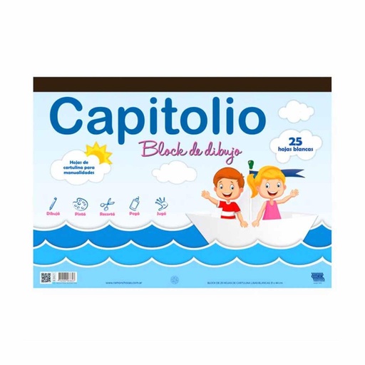 [168299] BLOCK DE DIBUJO CAPITOLIO BLANCO N° 6 ( 6362 )