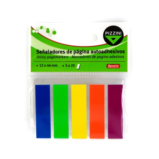 [176373] NOTAS ADHESIVAS SEÑALADOR FLUO X5 E/BO ( NA125025XF )