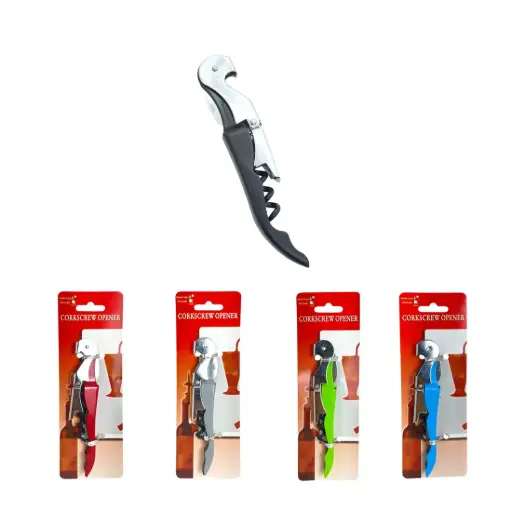 [179629] SACACORCHO C/ DESTAPADOR 3 EN 1 12CM