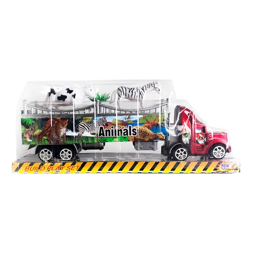[184689] CAMION C/ TRAILER C/ 2 ANIMALES E/BU ( 61147 / 61045 )
