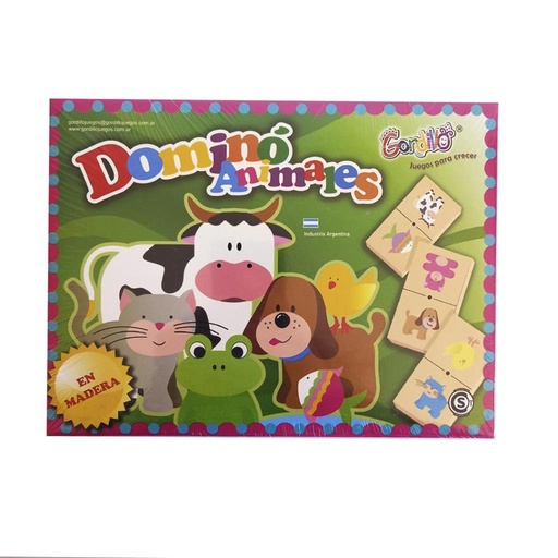 [191344] DOMINO ANIMALES DE MADERA e/Cj ( 088 )