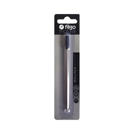 [194402] REPUESTO LAPICERA FILGO THE BLACK 1.0MM NEGRO E/BL( TBF-C )