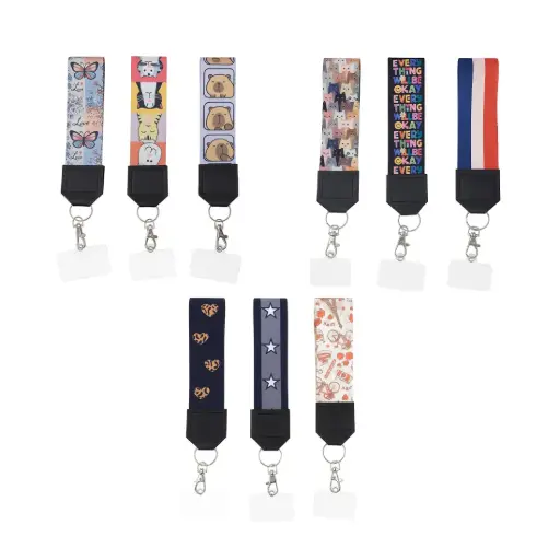 [195007] LLAVERO DE CINTA ESTAMPADO