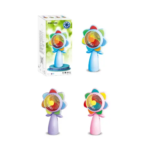 [197086] VENTILADOR DE MANO USB C/ LED e/Cj ( HQ66-28 )