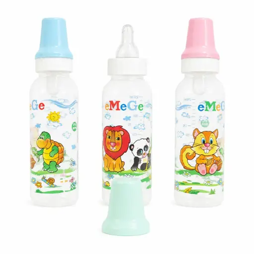 [209835] MAMADERA PLASTICA ESTAMPADA 250ML ( 138 / 137 )